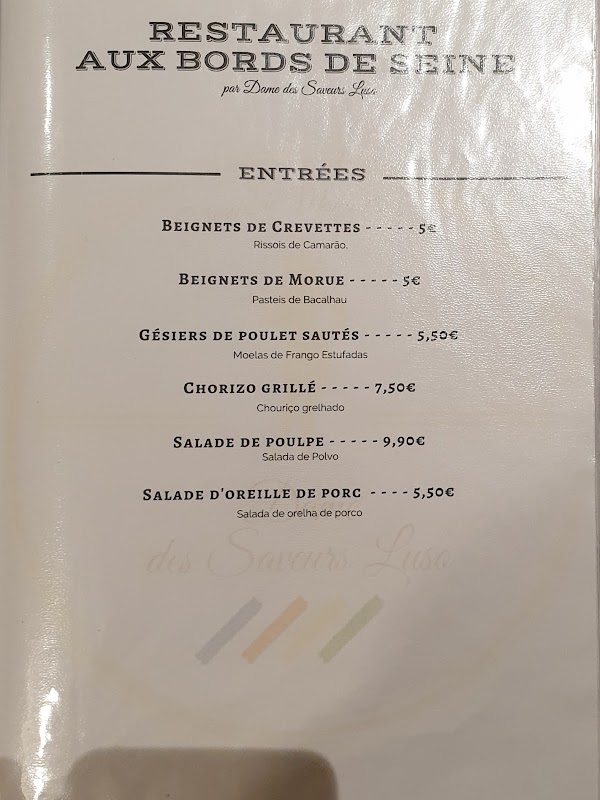 Aux bords de Seine - La scène — menu