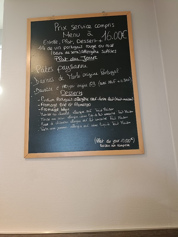 BAR RESTAURANT COUTINHO — menu