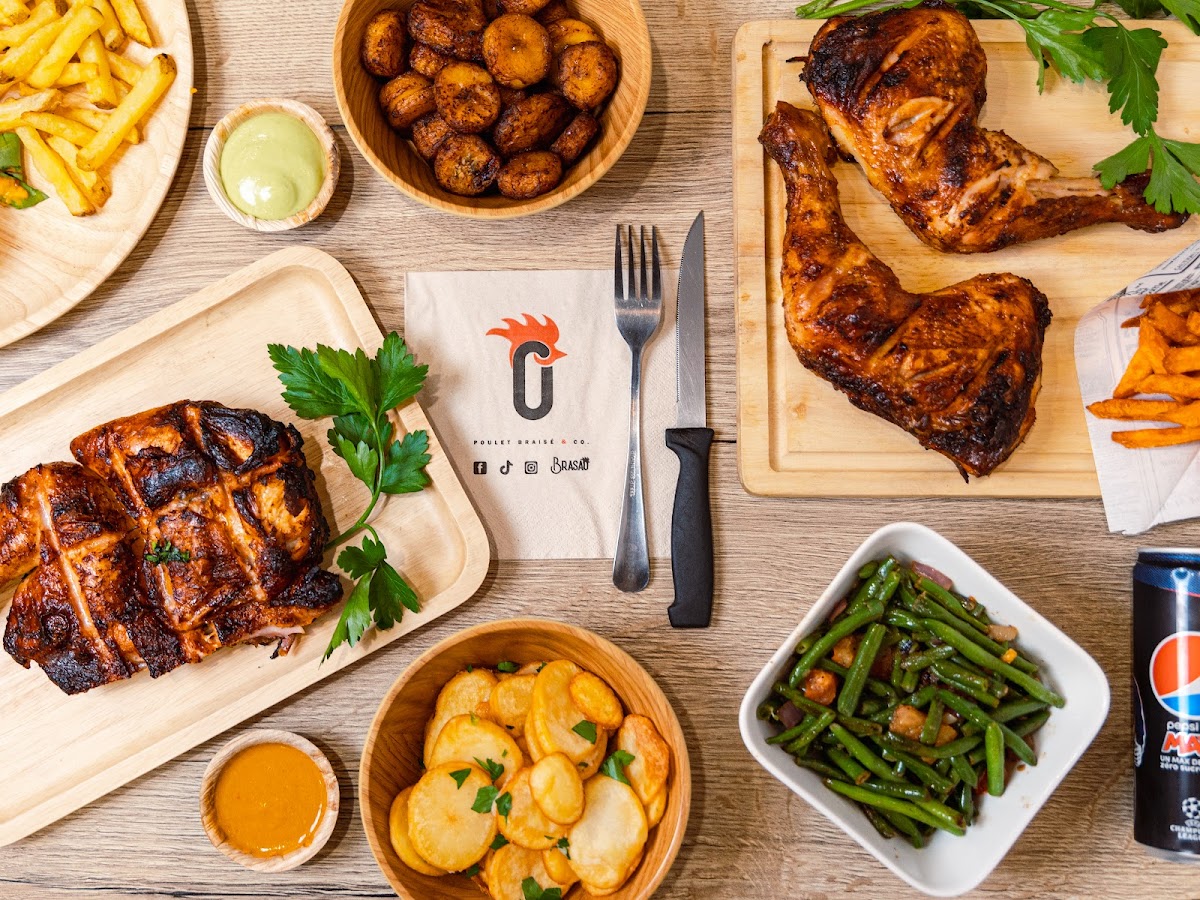 Brasao CLAMART - Restaurant Poulet Braisé — plat