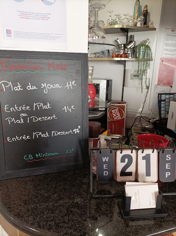 Chez Rita — menu