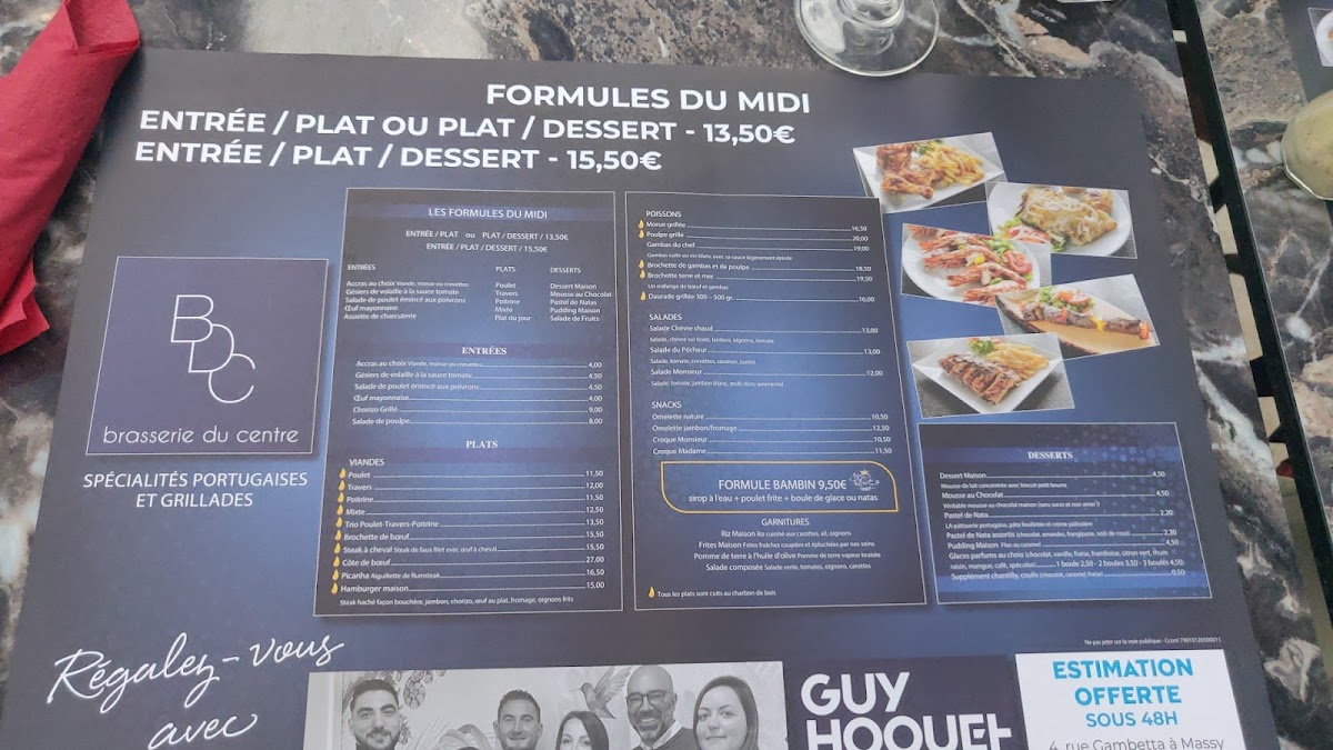 Churrasqueira — menu