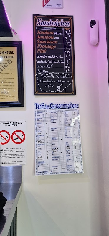 La Rivière — menu