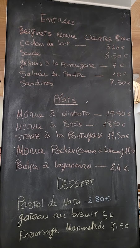 Mindelo — menu