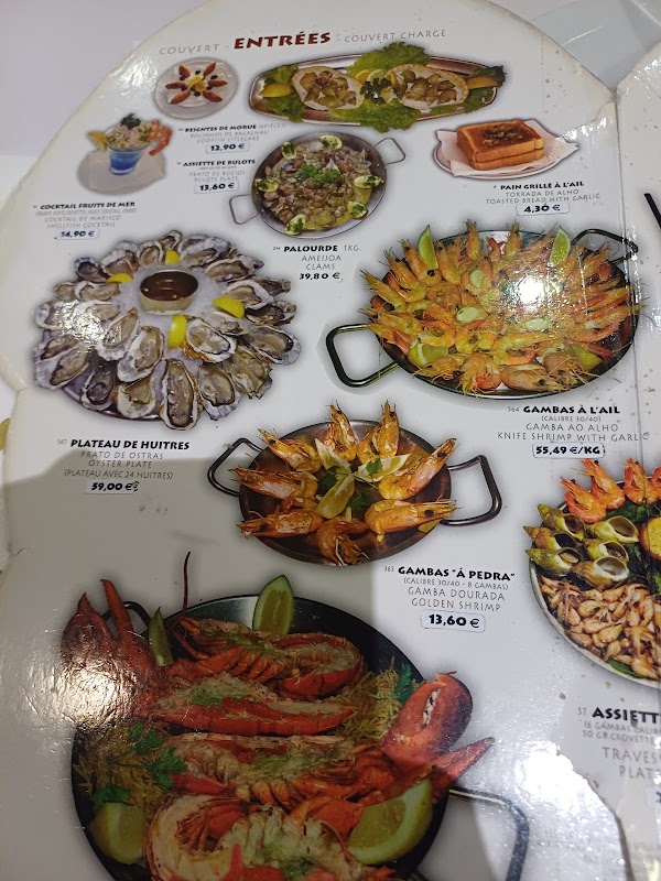 Pedra Alta — menu