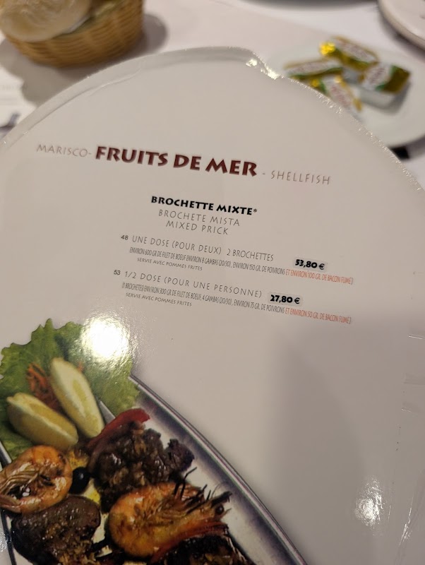 Pedra Alta — menu