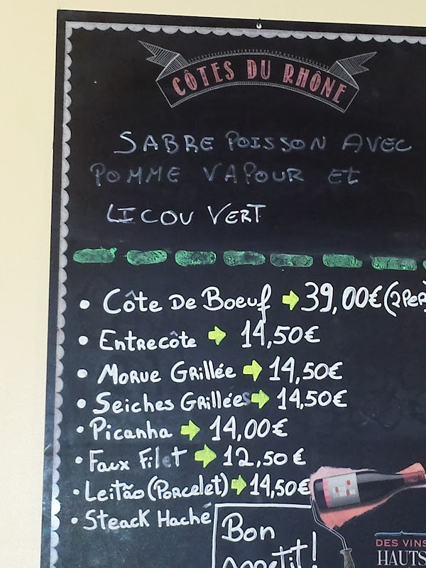 Portugalia — menu