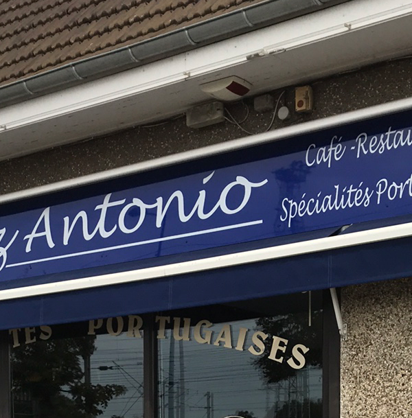 Restaurant Chez Antonio — menu